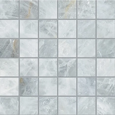 Emil Ceramica Tele di Marmo Precious Mosaico Crystal Azure Silktech 50x50 / Эмиль Керамика Теле ди Мармо Прециус Мосаико Кристал Ажуре Силктех
 50x50 